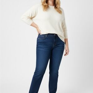 LOFT The Girlfriend Jeans Mid-Rise Curvy Super Soft Women's Size 32/14 NWT